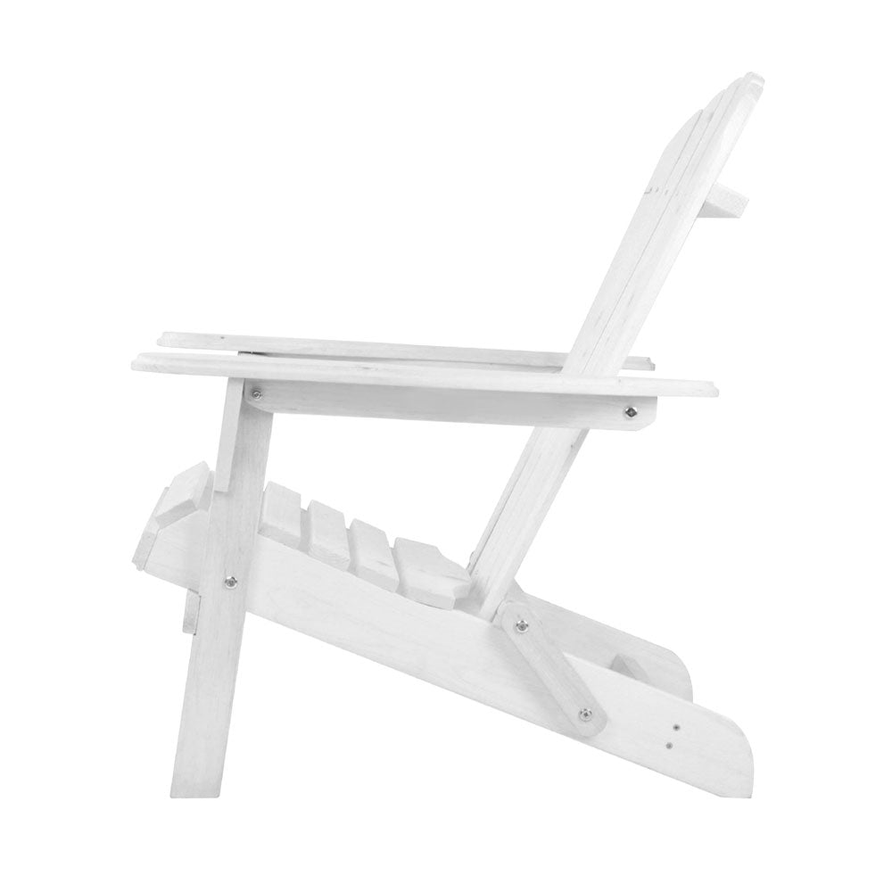 Portsea Foldable Beach Chair - White